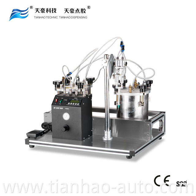 glue epoxy resin hardener mixing/metering dispensing machine